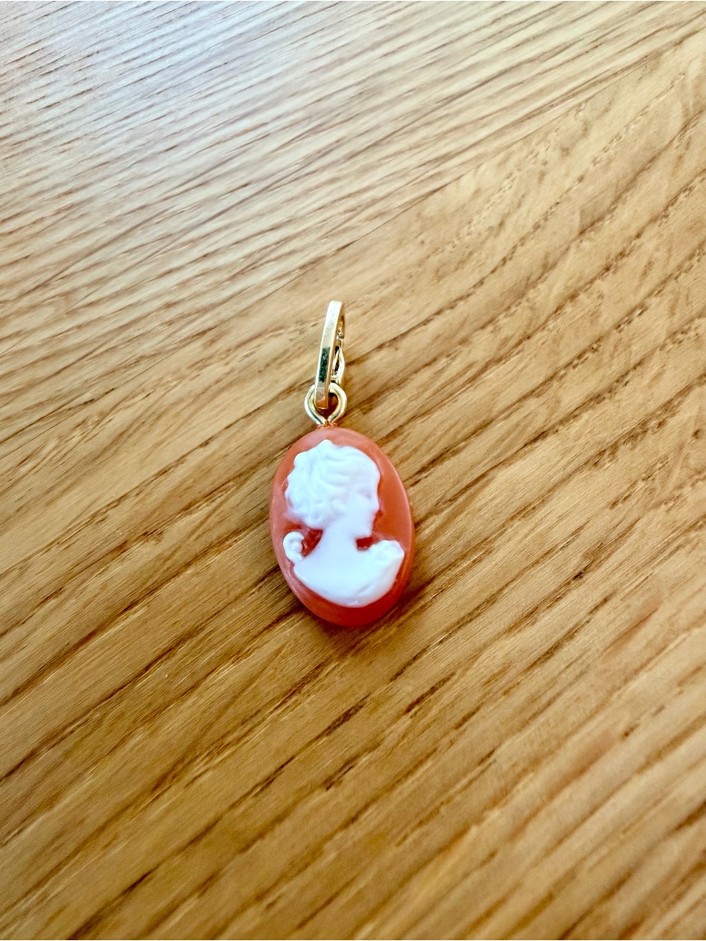 Clare V cameo Charm cream multi NWT $65